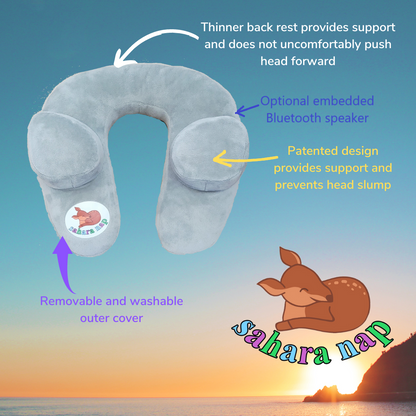 Bluetooth Travel Neck Pillow for Kids